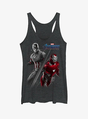 Marvel Avengers Endgame Cap Ironman Womens Tank Top