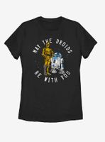 Star Wars May the Fourth Droid Luck Womens T-Shirt