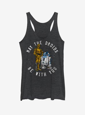 Star Wars May the Fourth Droid Luck Womens Tank Top