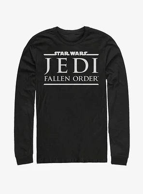 Star Wars Jedi Fallen Order Logo Long-Sleeve T-Shirt