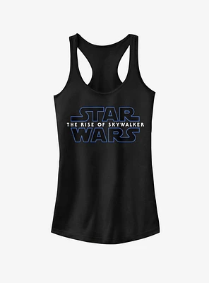 Star Wars Episode IX The Rise of Skywalker Logo Girls Tank Top