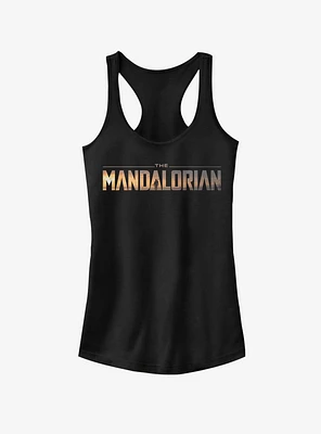 Star Wars The Mandalorian Logo Girls Tank Top