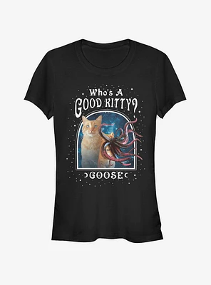 Marvel Captain Who's A Good Goose Girls T-Shirt