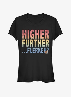 Marvel Captain Higher Further Flerken Girls T-Shirt