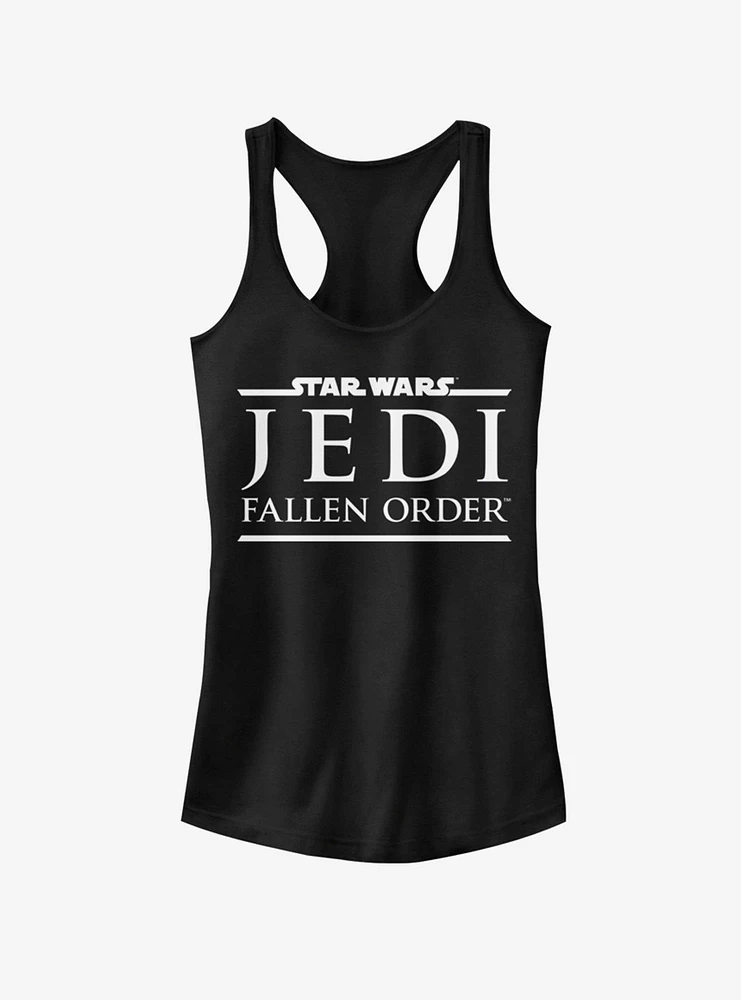 Star Wars Jedi Fallen Order Logo Girls Tank Top