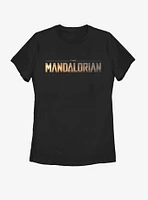 Star Wars The Mandalorian Logo Womens T-Shirt