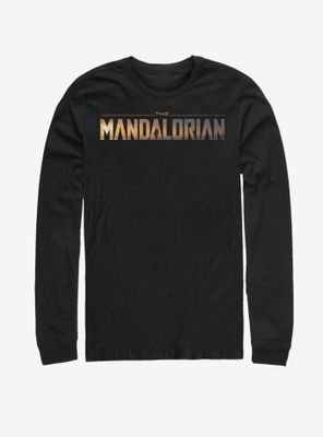 Star Wars The Mandalorian Logo Long-Sleeve T-Shirt