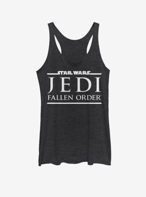 Star Wars Jedi Fallen Order Logo Womens Tank Top
