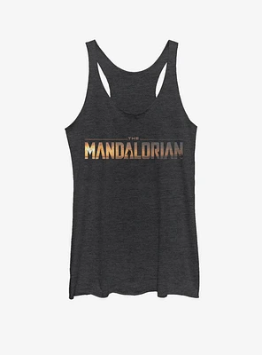 Star Wars The Mandalorian Logo Womens Tank Top
