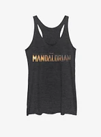 Star Wars The Mandalorian Logo Womens Tank Top