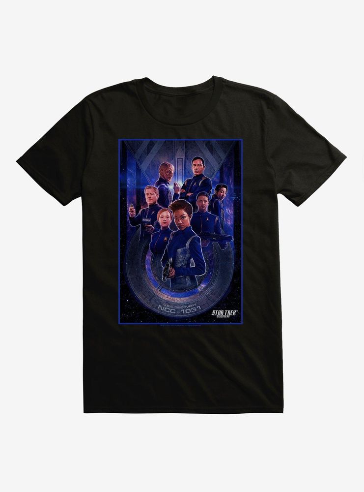 Star Trek Discovery Character Poster T-Shirt