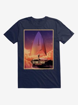 Star Trek Discovery Ship Poster T-Shirt