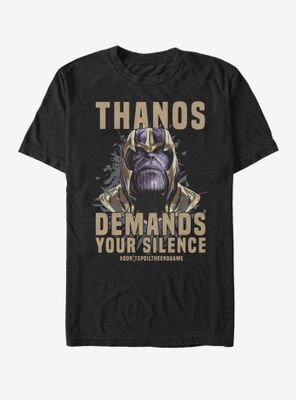 Marvel Avengers: Endgame Demand Silence T-Shirt