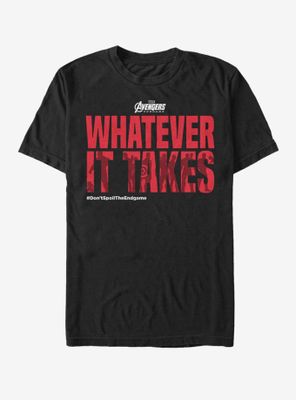 Marvel Avengers: Endgame It Takes Spoilers T-Shirt