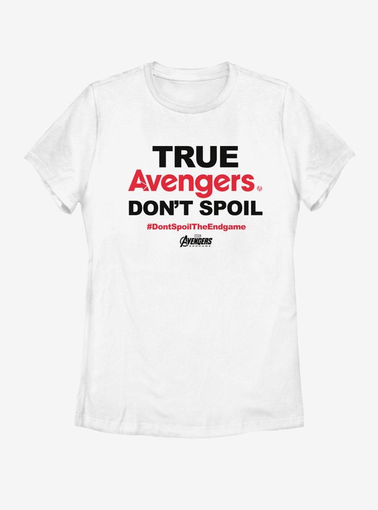 Marvel Avengers: Endgame Do Not Spoil Womens T-Shirt