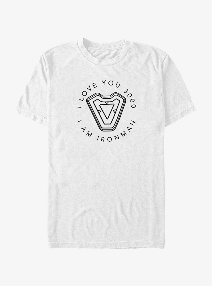 Marvel Avengers : Endgame Iron Man's Heart T-Shirt