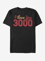 Marvel Avengers: Endgame Love You 3000 Script T-Shirt