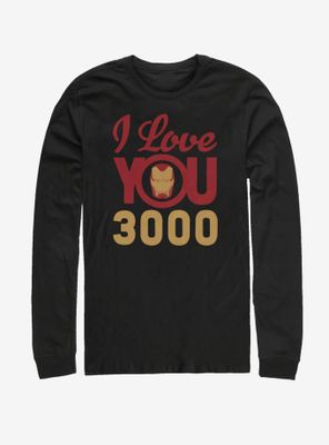 Marvel Avengers: Endgame Love You 3000 Icon Face Long-Sleeve T-Shirt