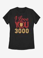 Marvel Avengers: Endgame Love You 3000 Icon Face Womens T-Shirt