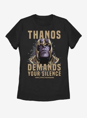 Marvel Avengers: Endgame Demand Silence Womens T-Shirt