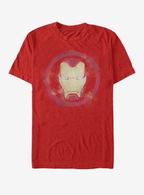 Marvel Avengers: Endgame Iron Man Spray Logo T-Shirt