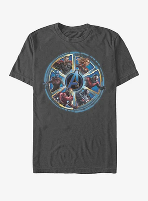 Marvel Avengers: Endgame Circle Heroes T-Shirt