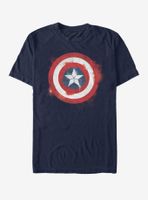 Marvel Avengers: Endgame Captain America Spray Logo T-Shirt