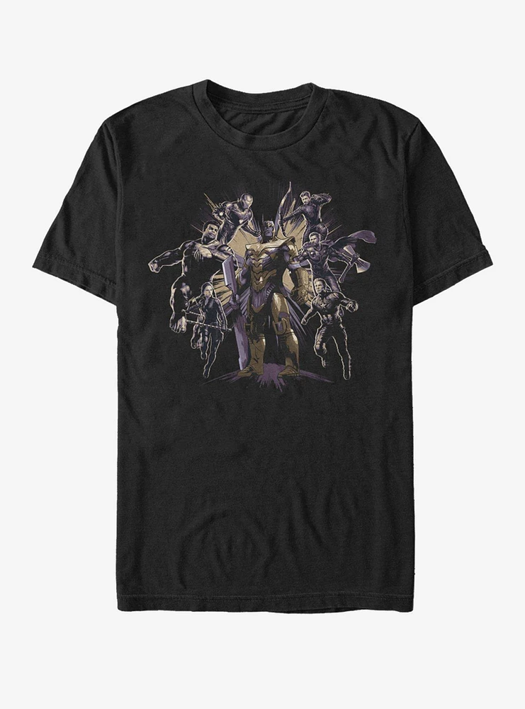 Marvel Avengers: Endgame Villian Pose T-Shirt