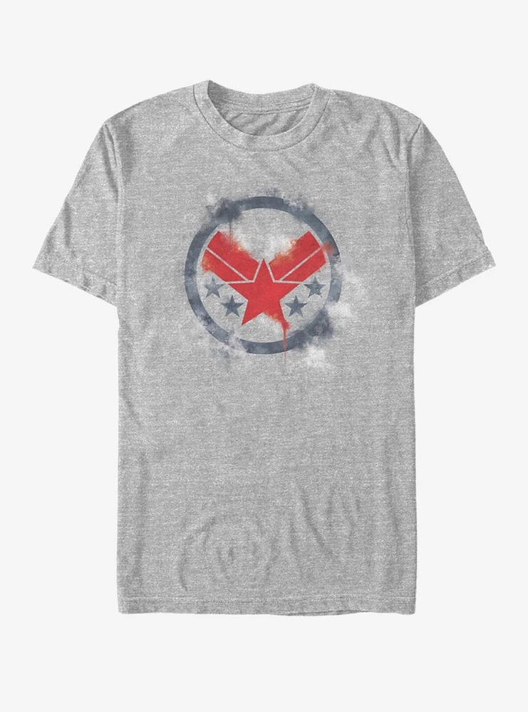 Marvel Avengers: Endgame War Machine Spray Logo T-Shirt