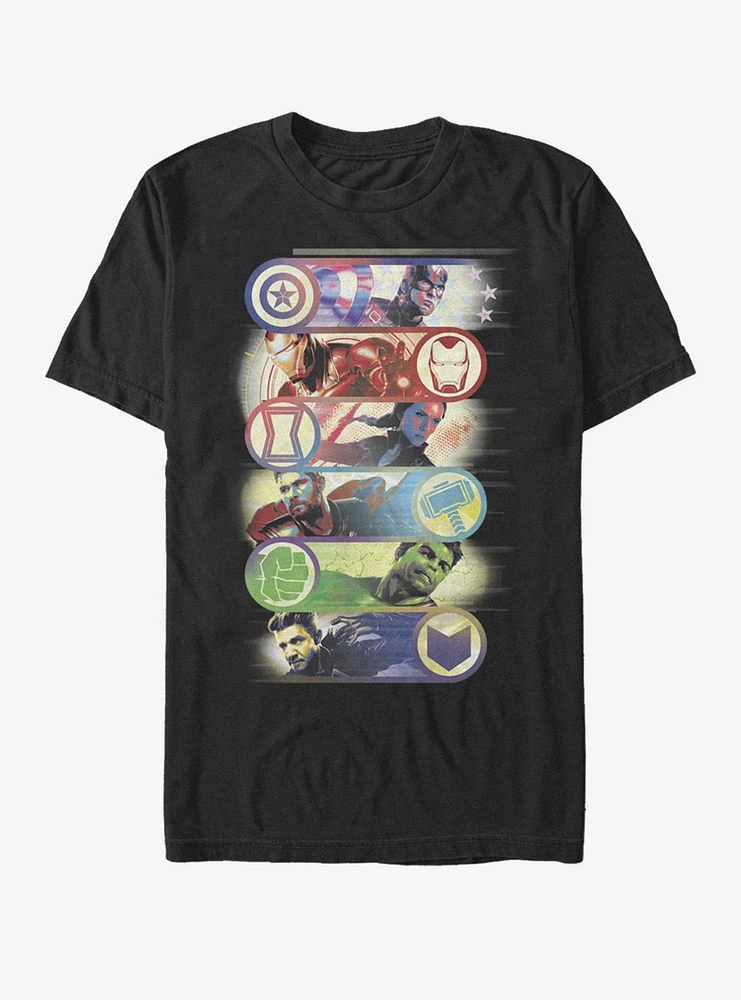 Marvel Avengers: Endgame Avengers Group Badge T-Shirt