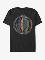 Marvel Avengers: Endgame Badge Mashup T-Shirt