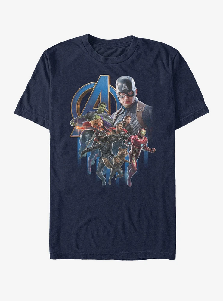 Marvel Avengers: Endgame Avengers Group Poster T-Shirt