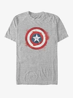 Marvel Avengers: Endgame Captain America Spray Logo T-Shirt