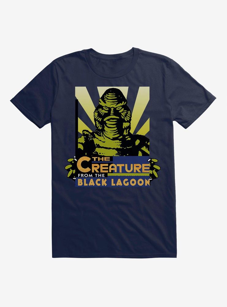 Universal Monsters Creature From The Lagoon Close Up T-Shirt