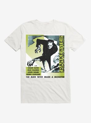 Universal Monsters Frankenstein Monster Poster T-Shirt