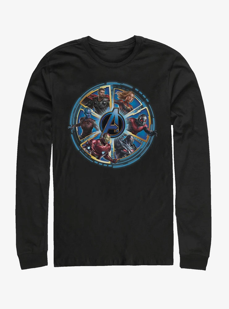 Marvel Avengers: Endgame Circle Heroes Long-Sleeve T-Shirt