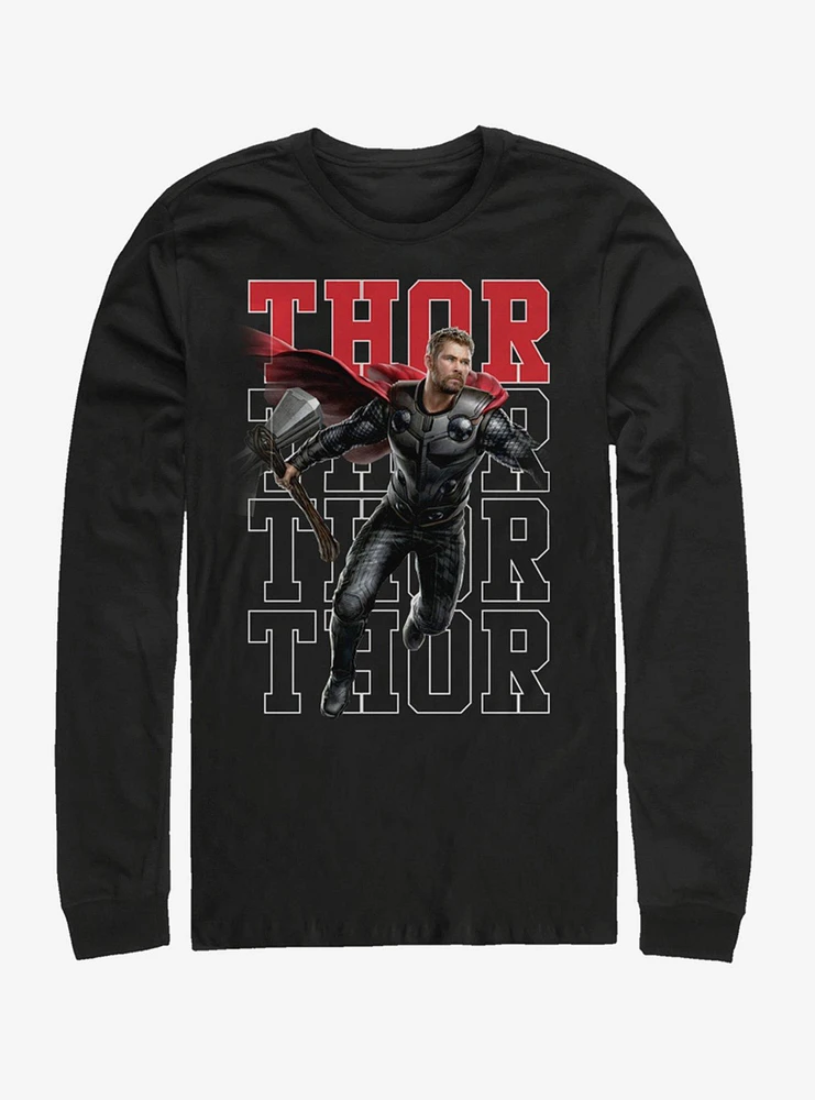 Marvel Avengers: Endgame Heroic Shot Thor Long-Sleeve T-Shirt