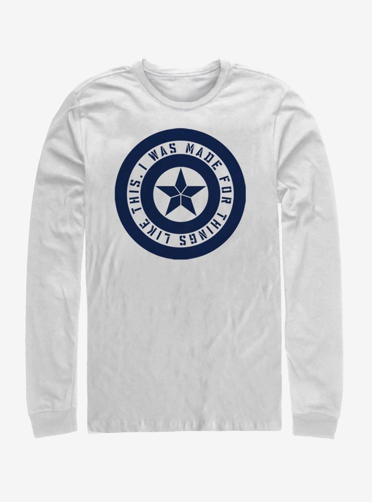 Marvel Avengers: Endgame Shield Inspiration Long-Sleeve T-Shirt