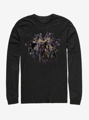 Marvel Avengers: Endgame Villain Pose Long-Sleeve T-Shirt