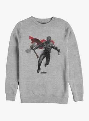 Marvel Avengers: Endgame Thor Paint Heathered Sweatshirt