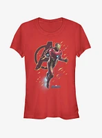 Marvel Avengers: Endgame Suit Flies Girls Red T-Shirt