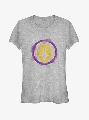 Marvel Avengers: Endgame Guardians Spray Logo Girls Heathered T-Shirt