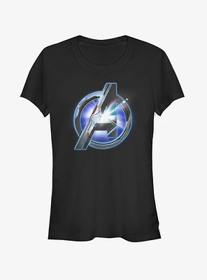 Marvel Avengers: Endgame Logo Shine Girls T-Shirt