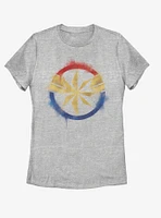 Marvel Avengers: Endgame Captain Spray Logo Womens T-Shirt
