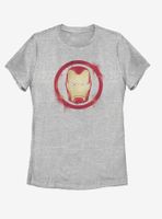 Marvel Avengers: Endgame Iron Man Spray Logo Womens T-Shirt