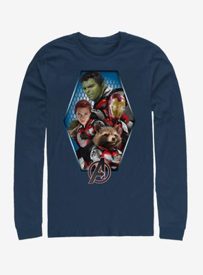 Marvel Avengers: Endgame Hexagon Avenged Long-Sleeve T-Shirt