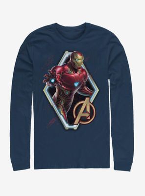 Marvel Avengers: Endgame Ironman Iron Sun Long-Sleeve T-Shirt