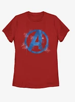 Marvel Avengers: Endgame Avengers Spray Logo Womens T-Shirt