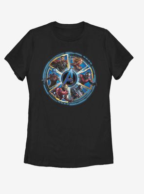 Marvel Avengers: Endgame Circle Heroes Womens T-Shirt