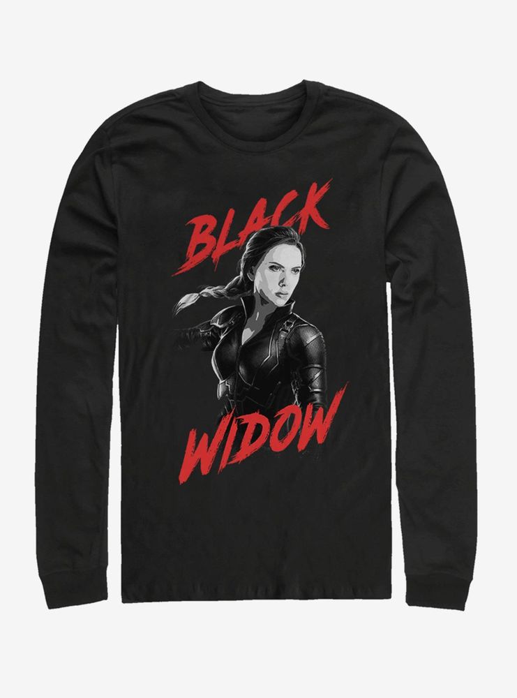 Marvel Avengers: Endgame High Contrast Widow Long-Sleeve T-Shirt